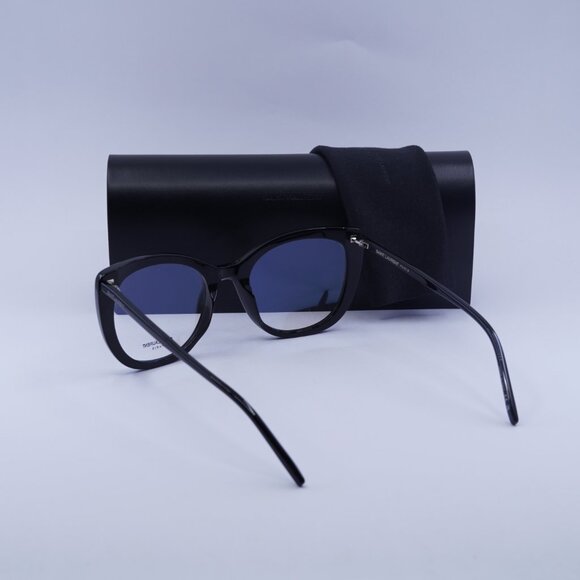 Saint Laurent SL778 001 Eyeglasses Black 55mm Square Frame - Picture 11 of 11